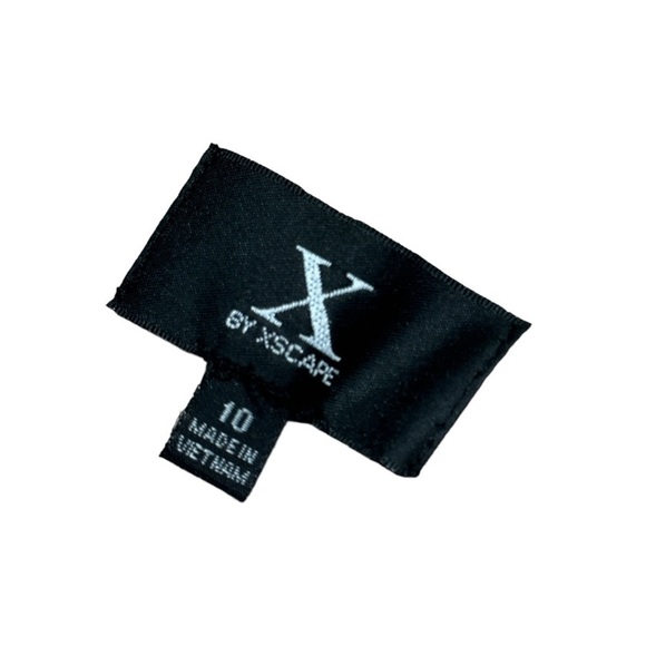 XScape Blush Lace Short Sleeve Embellished Formal Gown | U.S. Woman’s 10 - Picture 9 of 10